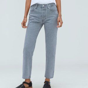 NWT Everlane rigid slouch jean limited edition vintage grey